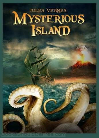 Mysterious Island audiobook cover